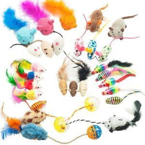 Fashion's Talk Mouse Cat Toys Mixed Bag 27 Assorted Mice Toy for Cats Kitten Cat